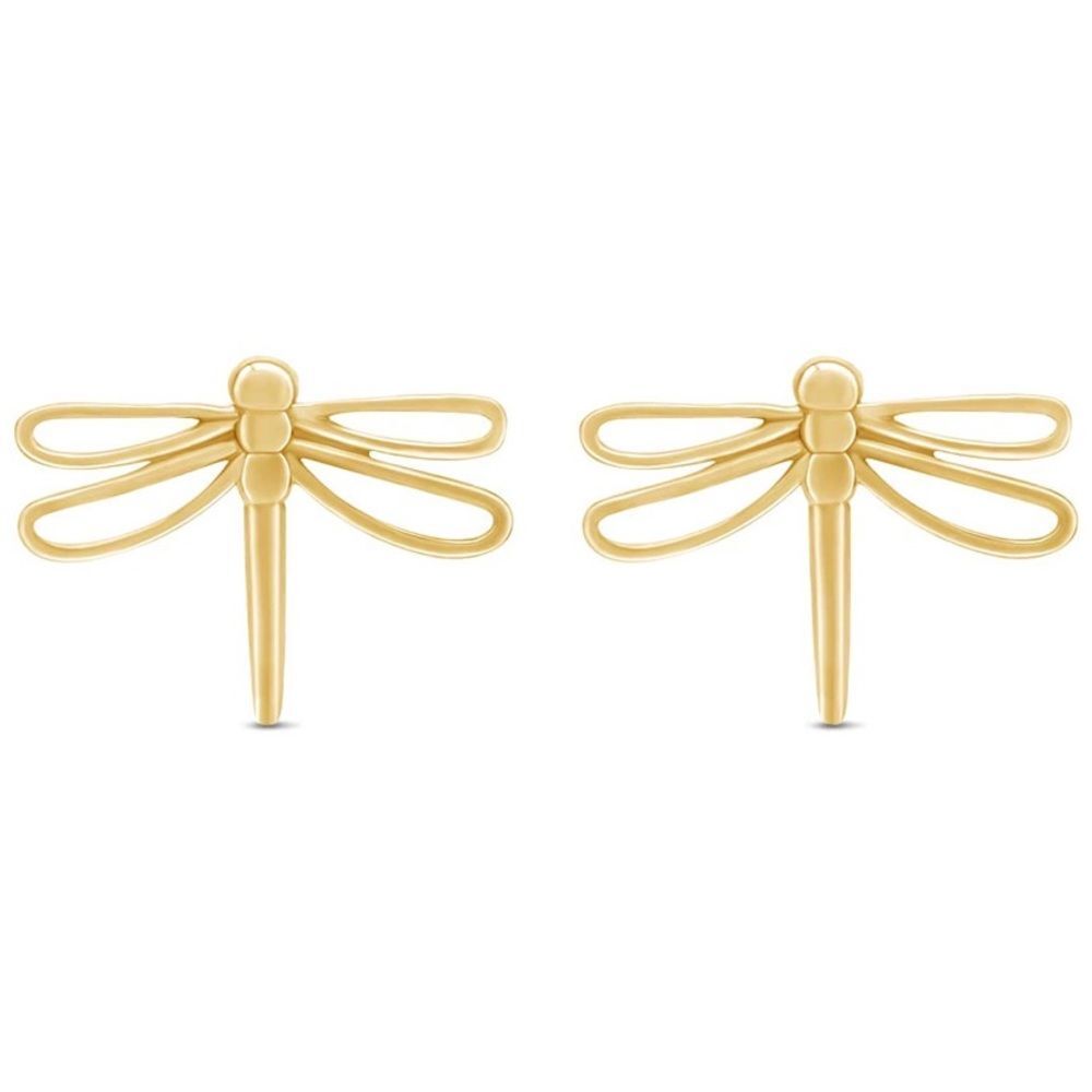 Mulan Dragonfly Earrings - Picture 3 of 8